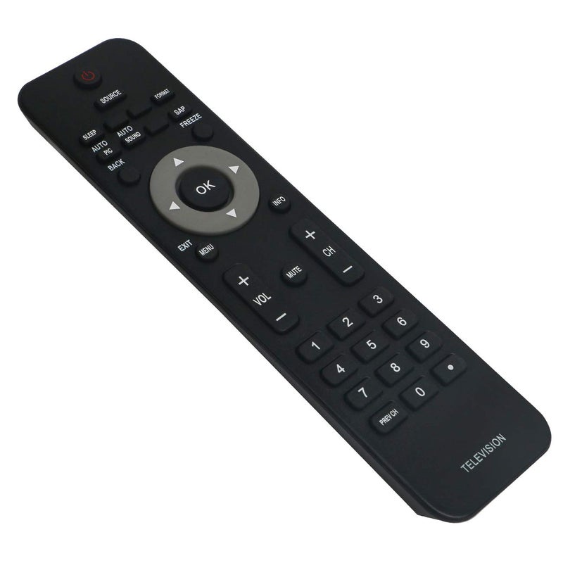 ZdalaMit Replacement Remote fit for Philips TV 46PFL3705D/F7 40PFL4707/F7 40PFL4707 50PFL3707/F7 50PFL3707 40PFL3505D/F7 19PFL4505D/F7 26PFL4507/F7 22PFL4507/F7 42PFL3704D/F7 32PFL3514D/F7 32PFL3504D/F7 - Image 2